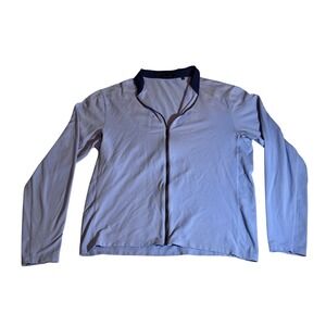 Greyson Clothiers|Mens Blue Sequoia Performance Golf Full Zip Jacket|